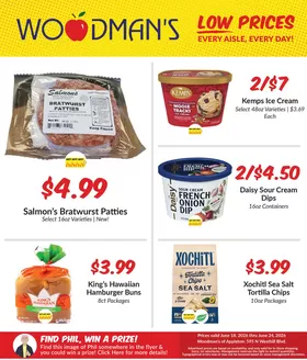 Woodman's catalogue | Great offer for bargain hunters | 2026-06-18T00:00:00.000Z - 2026-06-24T00:00:00.000Z