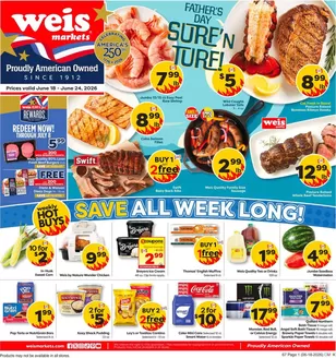 Weis Markets catalogue in Newtown PA | Weekly Ads Weis Markets | 2026-06-18T00:00:00.000Z - 2026-07-15T00:00:00.000Z