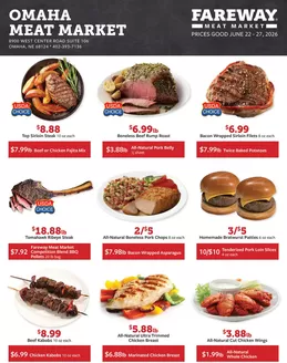 Fareway catalogue in Omaha NE | Offers for bargain hunters | 2026-06-22T00:00:00.000Z - 2026-06-27T00:00:00.000Z
