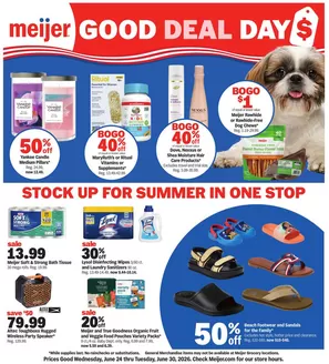 Meijer catalogue in Notre Dame IN | Good Deal Days | 2026-06-24T00:00:00.000Z - 2026-06-30T00:00:00.000Z