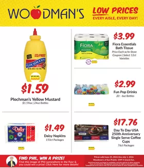 Woodman's catalogue | Exclusive deals and bargains | 2026-06-25T00:00:00.000Z - 2026-07-01T00:00:00.000Z
