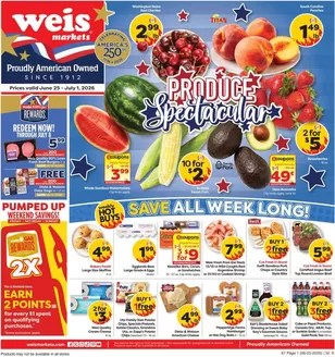 Weis Markets catalogue | Discover attractive offers | 2026-06-25T00:00:00.000Z - 2026-07-01T00:00:00.000Z