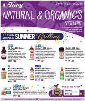 Tops catalogue | Tops Natural & Organics Spotlight | 2026-06-28T00:00:00.000Z - 2026-08-01T00:00:00.000Z