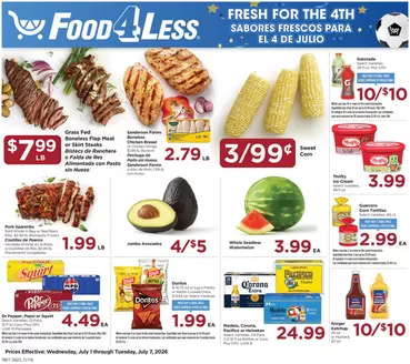 Food 4 Less catalogue in Norco CA | Attractive special offers for everyone | 2026-07-01T00:00:00.000Z - 2026-07-07T00:00:00.000Z