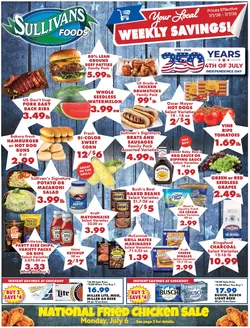 Sullivan's Foods catalogue | Our best offers for you | 2026-07-01T00:00:00.000Z - 2026-07-07T00:00:00.000Z