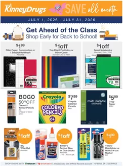 Kinney Drugs catalogue | Exclusive deals for our customers | 2026-07-01T00:00:00.000Z - 2026-07-31T00:00:00.000Z