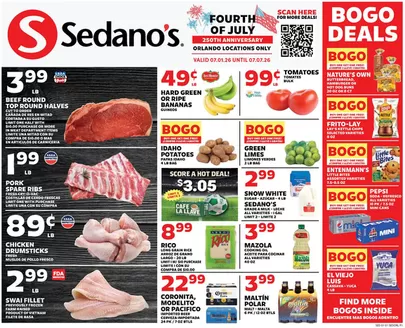 Sedano's catalogue | Top deals for all customers | 2026-07-01T00:00:00.000Z - 2026-07-07T00:00:00.000Z
