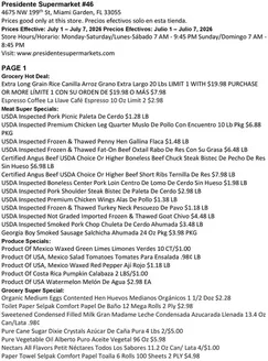 Presidente catalogue | Exclusive deals and bargains | 2026-07-01T00:00:00.000Z - 2026-07-07T00:00:00.000Z