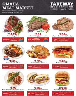 Fareway catalogue | Current special promotions | 2026-07-06T00:00:00.000Z - 2026-07-11T00:00:00.000Z