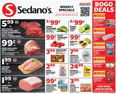 Sedano's catalogue | Sedano's weekly ad | 2026-07-08T00:00:00.000Z - 2026-07-14T00:00:00.000Z