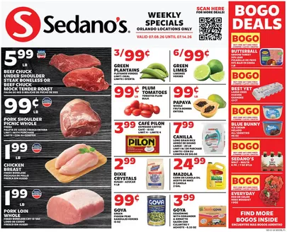 Sedano's catalogue | Great offer for all customers | 2026-07-08T00:00:00.000Z - 2026-07-14T00:00:00.000Z