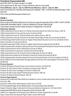 Presidente catalogue | Exclusive deals and bargains | 2026-07-08T00:00:00.000Z - 2026-07-14T00:00:00.000Z