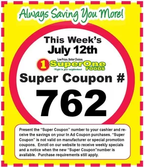 Super One Foods catalogue | Weekly Super Coupon Number | 2026-07-07T00:00:00.000Z - 2026-07-18T00:00:00.000Z