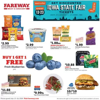Fareway catalogue | Great offer for all customers | 2026-07-13T00:00:00.000Z - 2026-07-18T00:00:00.000Z