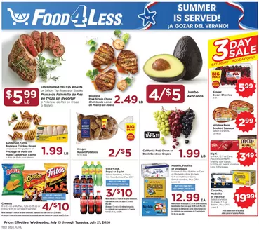 Food 4 Less catalogue | Great offer for bargain hunters | 2026-07-15T00:00:00.000Z - 2026-07-21T00:00:00.000Z