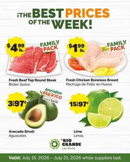 El Rio Grande catalogue | El Rio Grande weekly ad | 2026-07-15T00:00:00.000Z - 2026-07-21T00:00:00.000Z