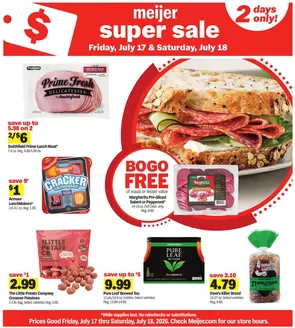 Meijer catalogue | Super Sale | 2026-07-17T00:00:00.000Z - 2026-07-18T00:00:00.000Z