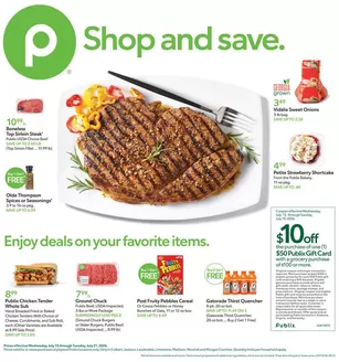 Publix catalogue | Publix weekly ad | 2026-07-15T00:00:00.000Z - 2026-07-21T00:00:00.000Z