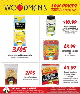 Woodman's catalogue | Offers for bargain hunters | 2026-07-16T00:00:00.000Z - 2026-07-22T00:00:00.000Z