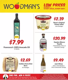Woodman's catalogue | Top deals for all customers | 2026-07-16T00:00:00.000Z - 2026-07-22T00:00:00.000Z