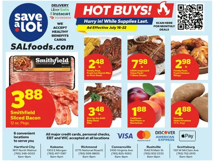 Save a Lot catalogue in Hartford City IN | Top deals for all customers | 2026-07-16T00:00:00.000Z - 2026-07-22T00:00:00.000Z