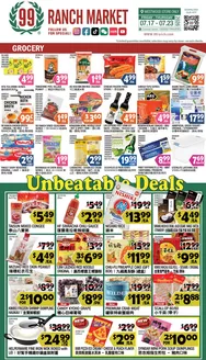 99 Ranch catalogue | 99 ranch Unbeatable Deals / Grocery | 2026-07-17T00:00:00.000Z - 2026-07-23T00:00:00.000Z