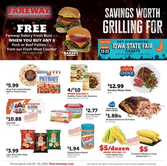 Fareway catalogue in Des Moines IA | Fareway weekly ad | 2026-07-20T00:00:00.000Z - 2026-07-25T00:00:00.000Z