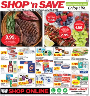 Shop 'n Save catalogue | Shop 'n Save Weekly ad | 2026-07-23T00:00:00.000Z - 2026-07-29T00:00:00.000Z