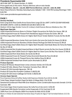 Presidente catalogue in Doral FL | Exclusive deals for our customers | 2026-07-22T00:00:00.000Z - 2026-07-28T00:00:00.000Z