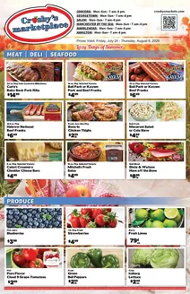 Crosby's Marketplace  catalogue | Catalog Crosby's Marketplace | 2026-07-24T00:00:00.000Z - 2026-08-06T00:00:00.000Z