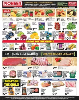 Pioneer Supermarkets catalogue | Pioneer Supermarkets weekly ad | 2026-07-27T00:00:00.000Z - 2026-08-02T00:00:00.000Z