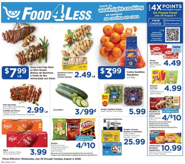 Food 4 Less catalogue | Current bargains and offers | 2026-07-29T00:00:00.000Z - 2026-08-04T00:00:00.000Z