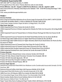 Presidente catalogue | Wide range of offers | 2026-07-29T00:00:00.000Z - 2026-08-04T00:00:00.000Z