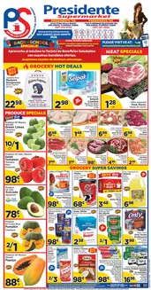 Presidente catalogue | Great offer for all customers | 2026-07-01T00:00:00.000Z - 2026-08-31T00:00:00.000Z