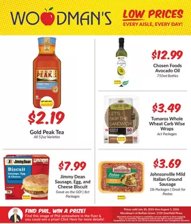 Woodman's catalogue | Special offers for you | 2026-07-30T00:00:00.000Z - 2026-08-05T00:00:00.000Z