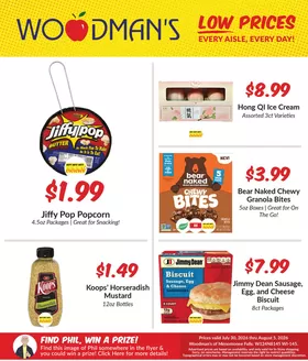 Woodman's catalogue | Great offer for all customers | 2026-07-30T00:00:00.000Z - 2026-08-05T00:00:00.000Z