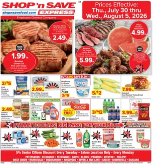 Shop 'n Save catalogue | Great discounts on selected products | 2026-07-30T00:00:00.000Z - 2026-08-05T00:00:00.000Z
