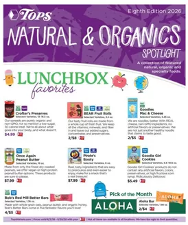 Tops catalogue | Tops Natural & Organics Spotlight | 2026-08-02T00:00:00.000Z - 2026-08-29T00:00:00.000Z