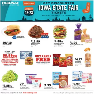 Fareway catalogue | Special offers for you | 2026-08-03T00:00:00.000Z - 2026-08-08T00:00:00.000Z