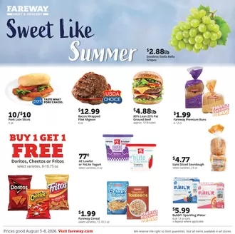 Fareway catalogue | Top deals for all customers | 2026-08-03T00:00:00.000Z - 2026-08-08T00:00:00.000Z