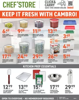 Chef'Store catalogue | New offers to discover | 2026-08-03T00:00:00.000Z - 2026-08-16T00:00:00.000Z