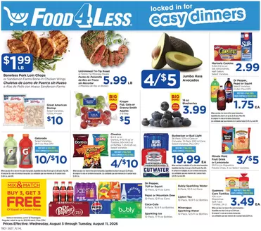 Food 4 Less catalogue | Our best offers for you | 2026-08-05T00:00:00.000Z - 2026-08-11T00:00:00.000Z