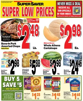 Super Saver catalogue | Top offers for all bargain hunters | 2026-08-05T00:00:00.000Z - 2026-08-11T00:00:00.000Z