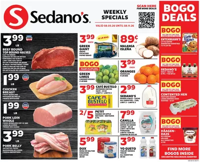 Sedano's catalogue | Sedano's weekly ad | 2026-08-05T00:00:00.000Z - 2026-08-11T00:00:00.000Z