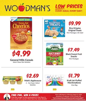 Woodman's catalogue | Great offer for all customers | 2026-08-06T00:00:00.000Z - 2026-08-12T00:00:00.000Z