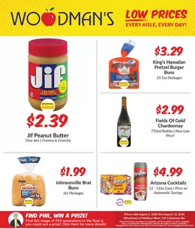 Woodman's catalogue | Top deals and discounts | 2026-08-06T00:00:00.000Z - 2026-08-12T00:00:00.000Z