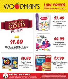 Woodman's catalogue | Attractive special offers for everyone | 2026-08-06T00:00:00.000Z - 2026-08-12T00:00:00.000Z