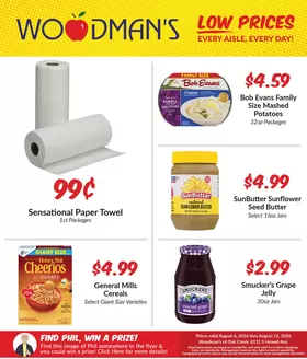Woodman's catalogue | Great offer for bargain hunters | 2026-08-06T00:00:00.000Z - 2026-08-12T00:00:00.000Z