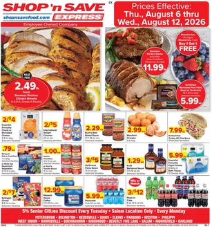 Shop 'n Save catalogue | Current special promotions | 2026-08-06T00:00:00.000Z - 2026-08-12T00:00:00.000Z