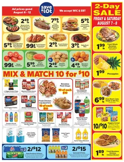 Save a Lot catalogue | Great offer for all customers | 2026-08-06T00:00:00.000Z - 2026-08-12T00:00:00.000Z